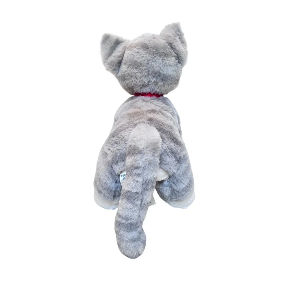 Build-A-Bear Promise Pets Grey TabbyCat Plush Odd Eyes Blue Yellow Heterochromia